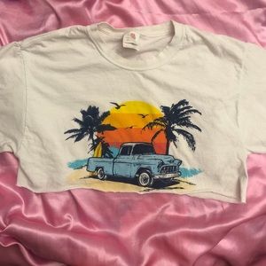 Vintage Chevrolet crop top